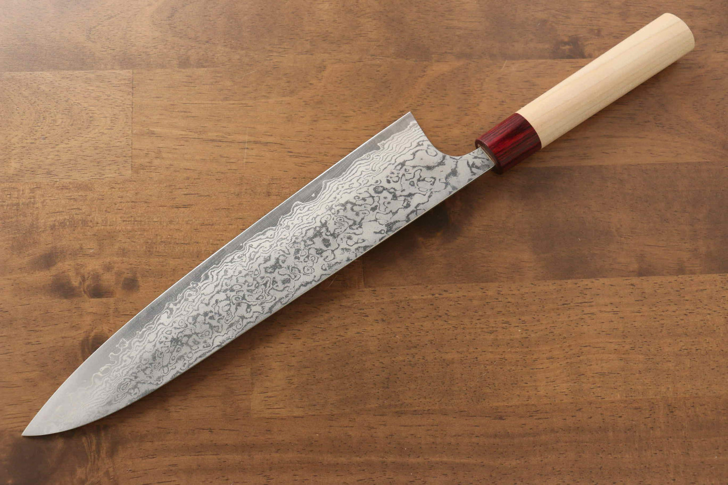 昌景 霧 V金10号 ダマスカス 牛刀包丁 270mm 紫檀柄 - 清助刃物