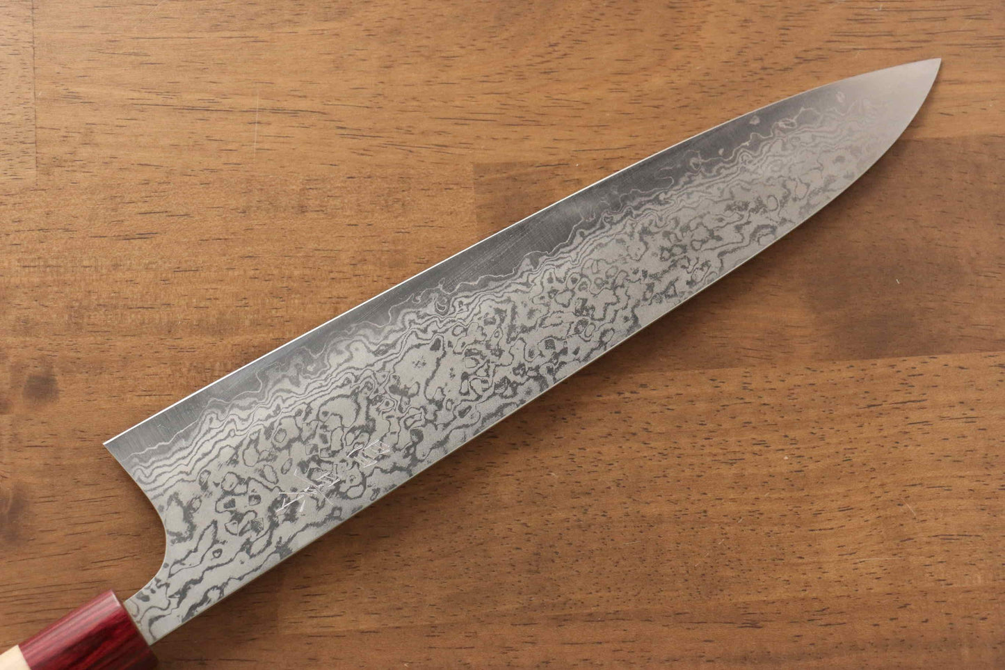 昌景 霧 V金10号 ダマスカス 牛刀包丁 270mm 紫檀柄 - 清助刃物