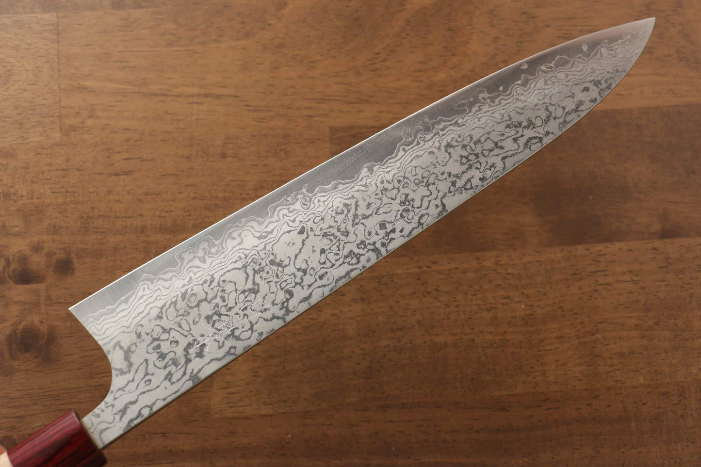 昌景 霧 V金10号 ダマスカス 牛刀包丁 270mm 紫檀柄 - 清助刃物