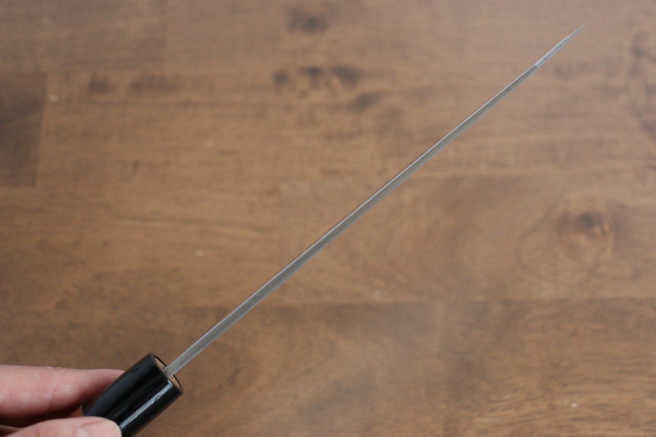 山本 直 銀三鋼 梨地 文化包丁 180mm ウォルナット柄 - 清助刃物