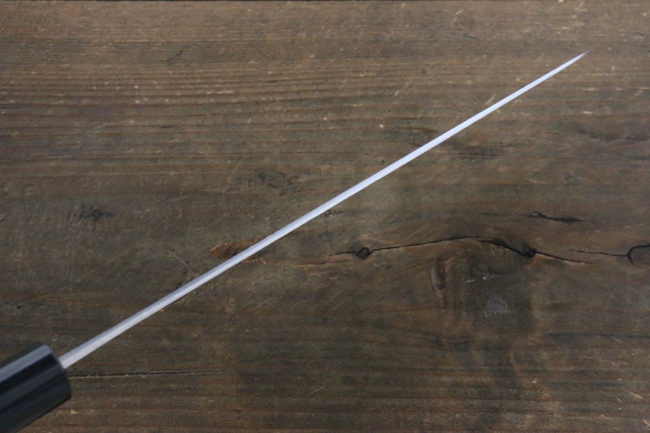 尾形 峻吾 白ニ鋼 ダマスカス 牛刀包丁  210mm 紫檀柄 - 清助刃物