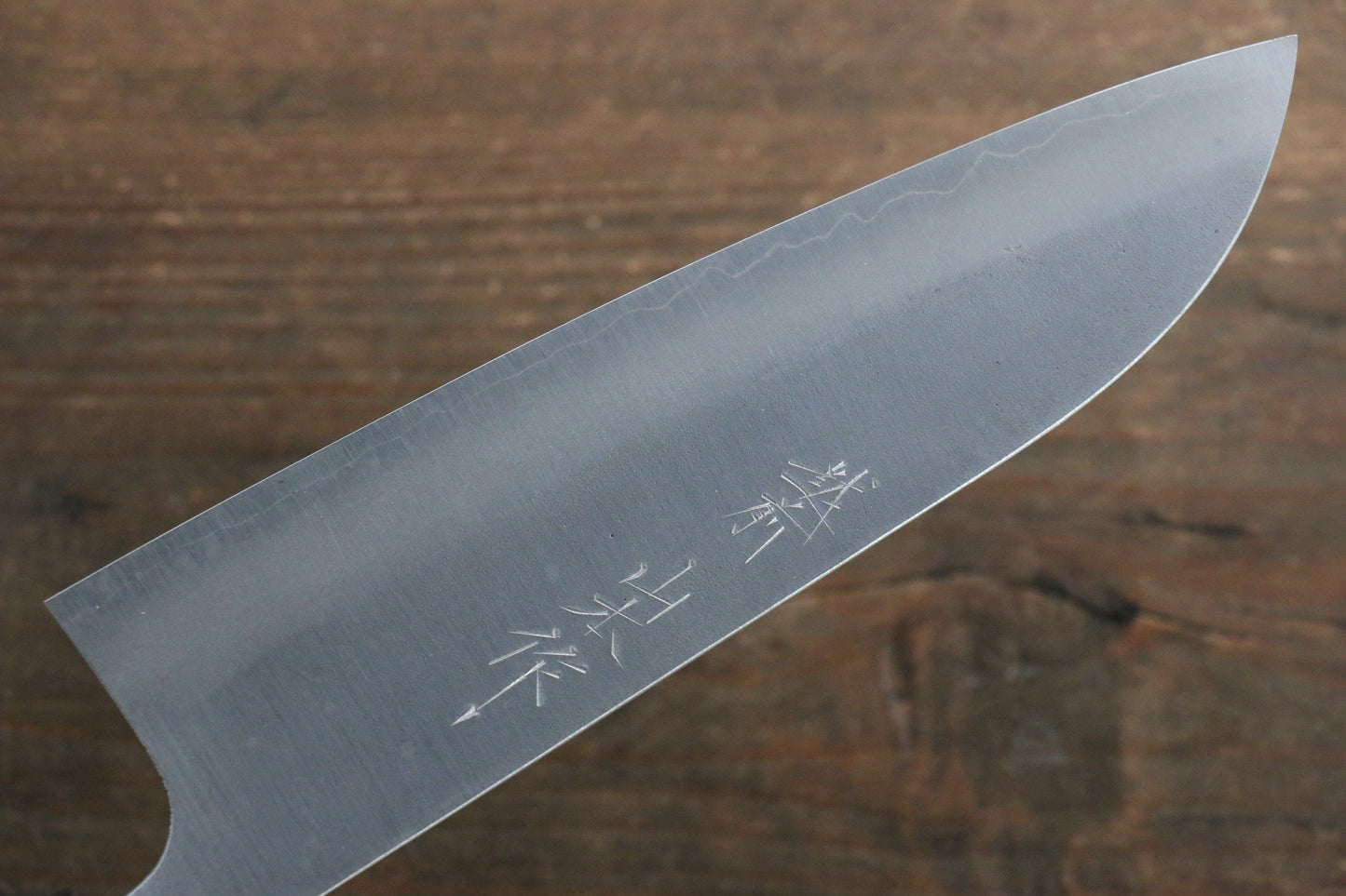 山本 直 銀三鋼 梨地 三徳包丁 165mm ウォルナット柄 - 清助刃物