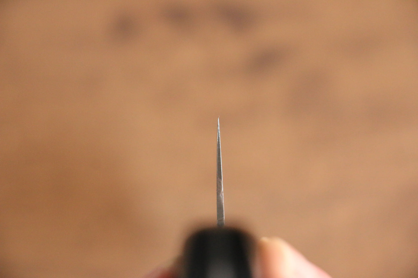 清助 V金10号 8層ダマスカス 磨き仕上げ 菜切包丁 165mm 黒合板柄 - 清助刃物