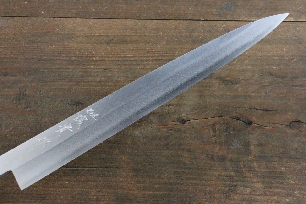 田中 誠貴 銀三鋼 柳刃包丁 270mm ウォルナット柄 - 清助刃物