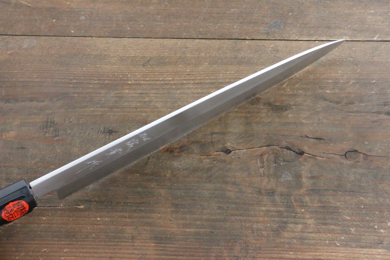 田中 誠貴 銀三鋼 柳刃包丁 270mm ウォルナット柄 - 清助刃物