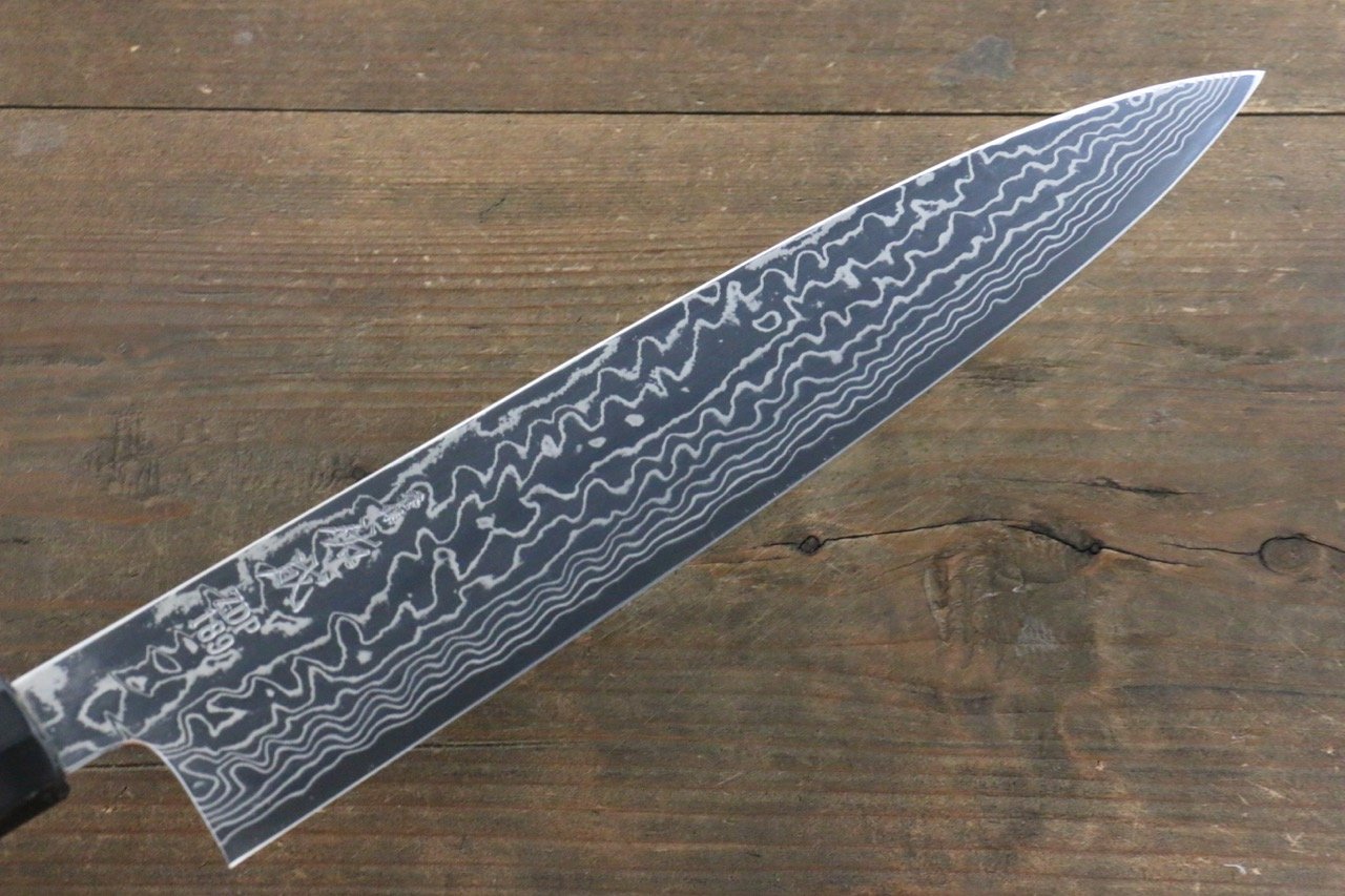 佑成 ZDP189 ダマスカス 牛刀包丁 270mm 紫檀柄 - 清助刃物