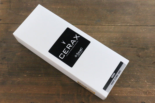 末広 CERAX 5050 薄青 仕上砥石 (ゴム足PC台付) #5000 - 清助刃物