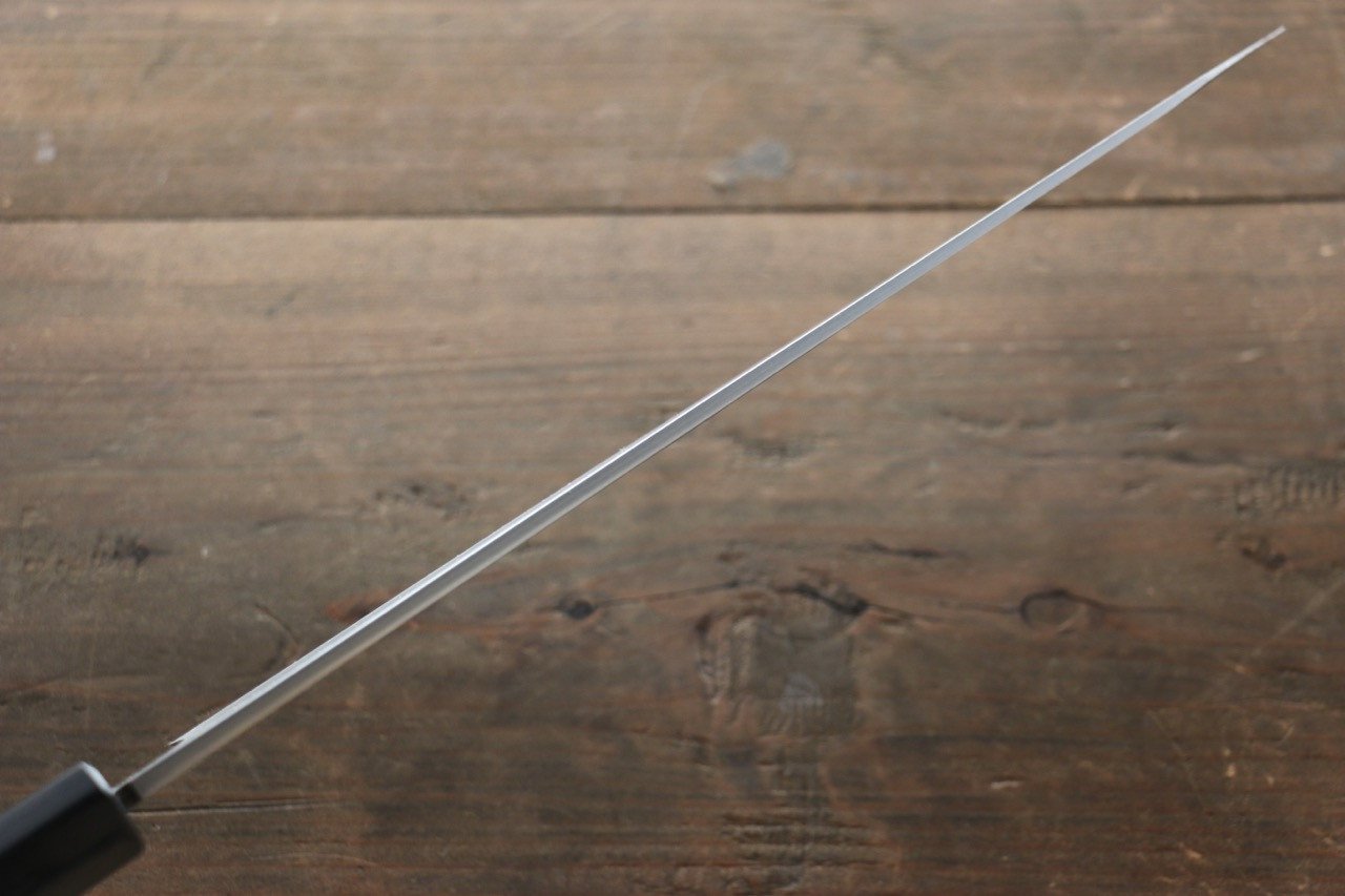 北岡 英雄 白ニ鋼 ダマスカス 切付柳刃包丁  270mm 紫檀柄 - 清助刃物