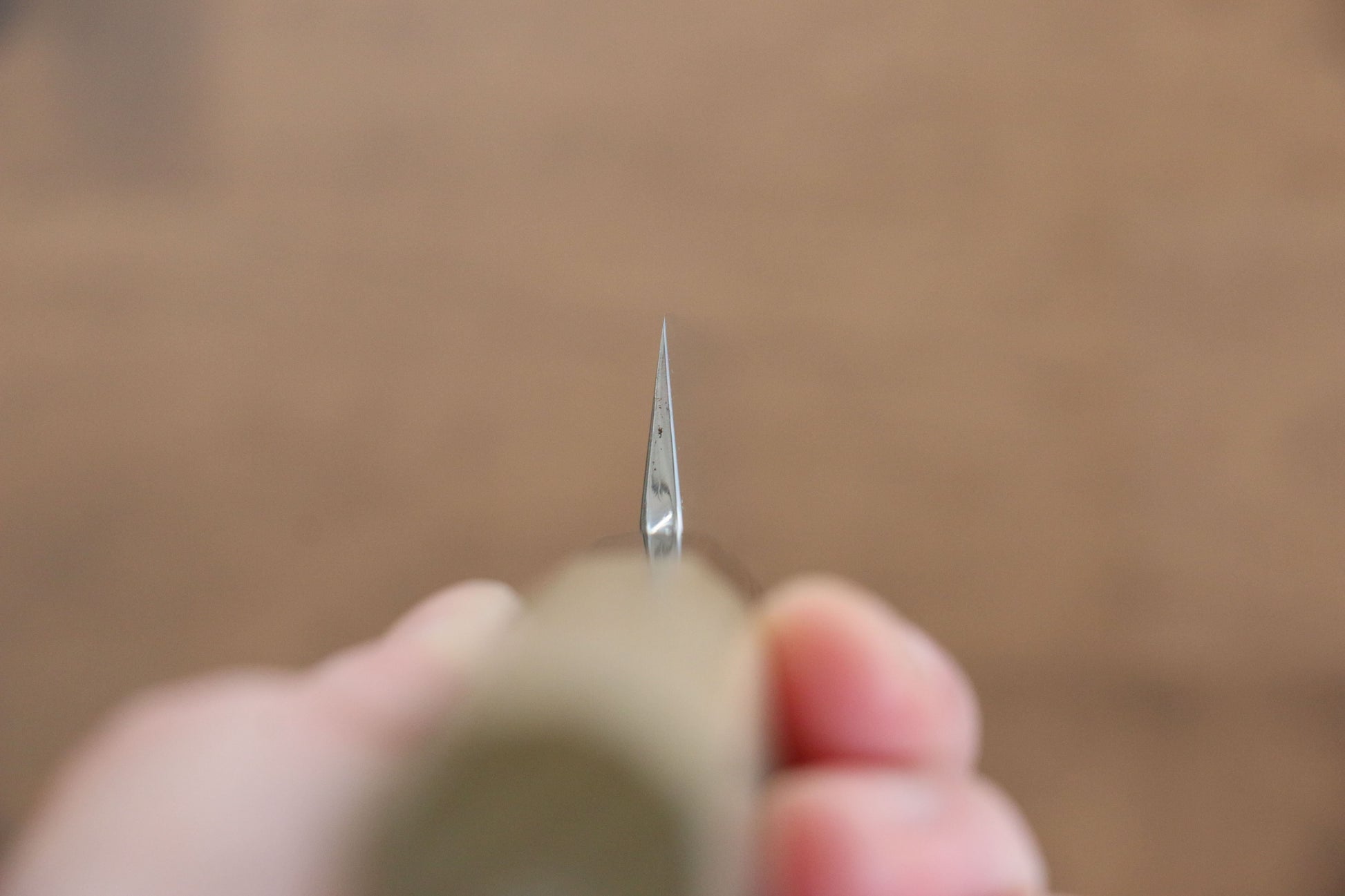 菊月 白ニ鋼 霞研 柳刃包丁  240mm 朴柄 - 清助刃物