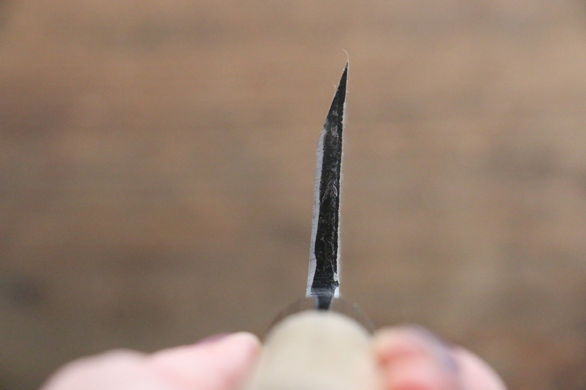 正本総本店 本霞 白ニ鋼 出刃包丁  朴柄 - 清助刃物