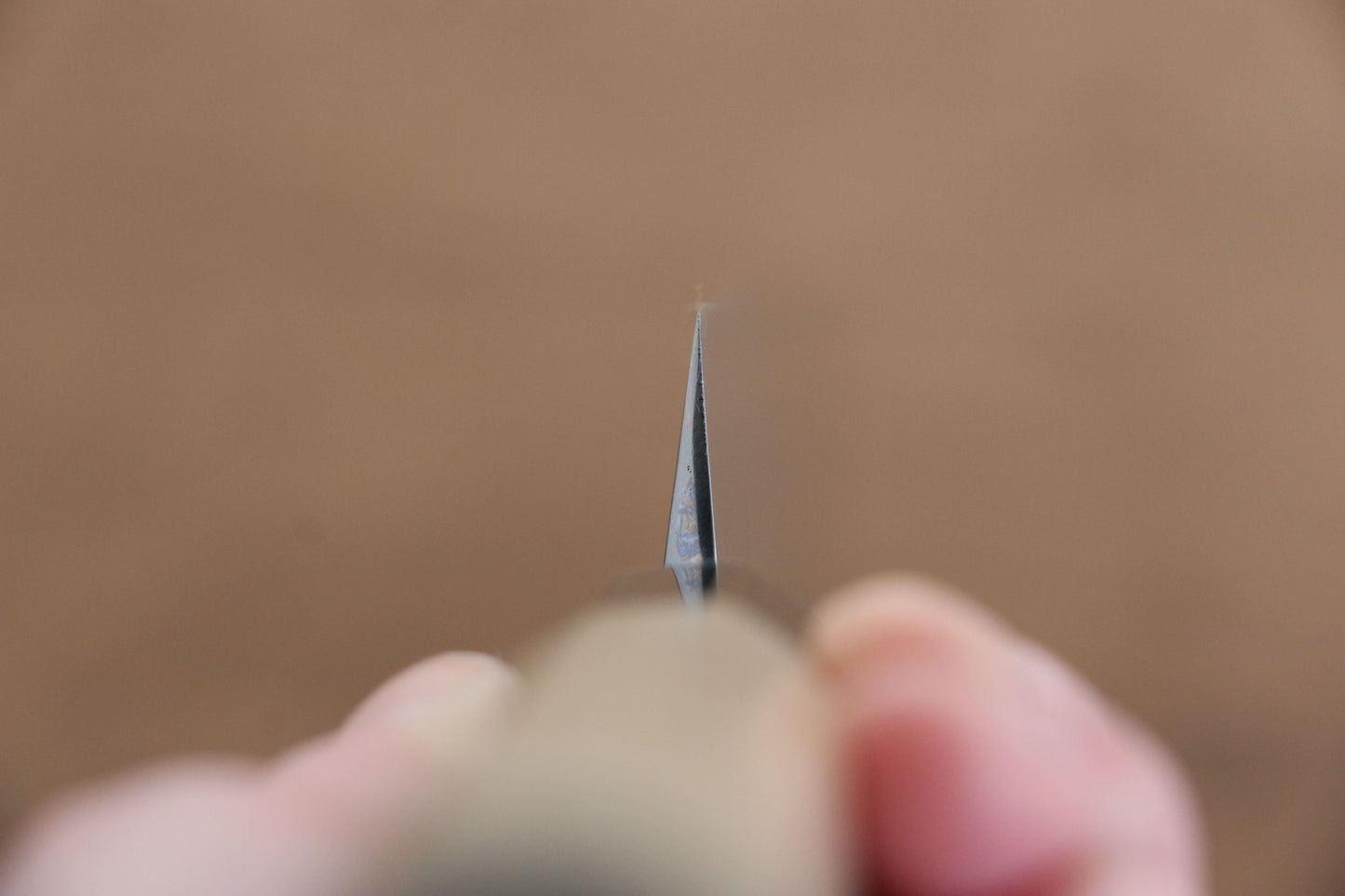 菊月 白ニ鋼 霞研 切付柳刃包丁 270mm 朴柄 - 清助刃物