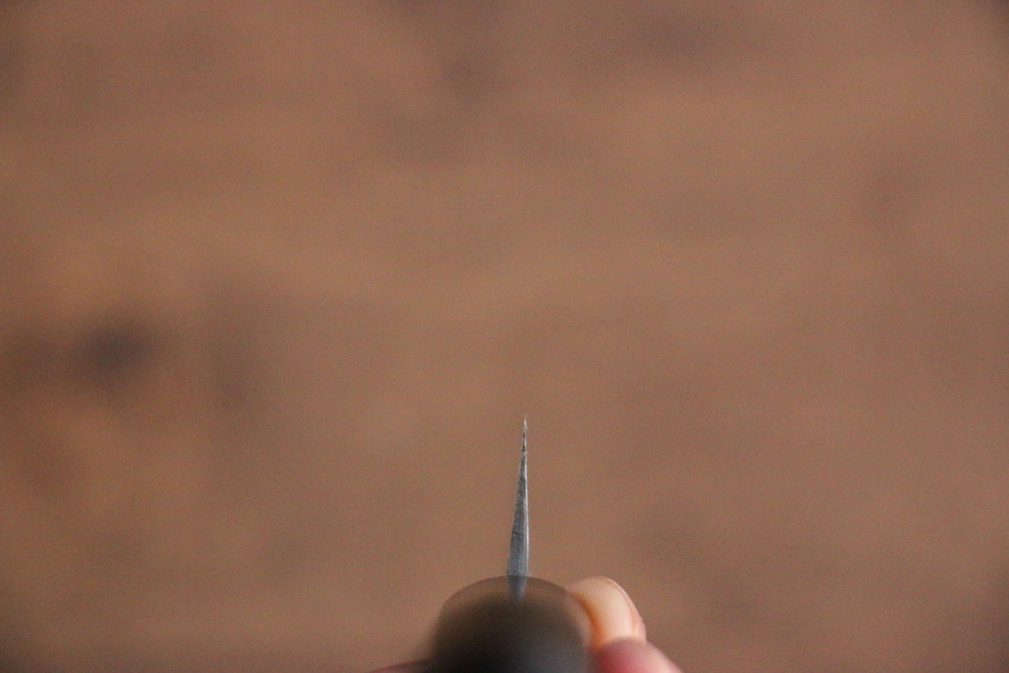 山本 直 AUS8 鎚目 ペティーナイフ 135mm 黒合板柄 - 清助刃物