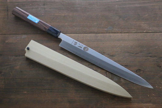 Seisuke INOX Yanagiba Japanese Chef Knife 240mm with Saya - 清助刃物