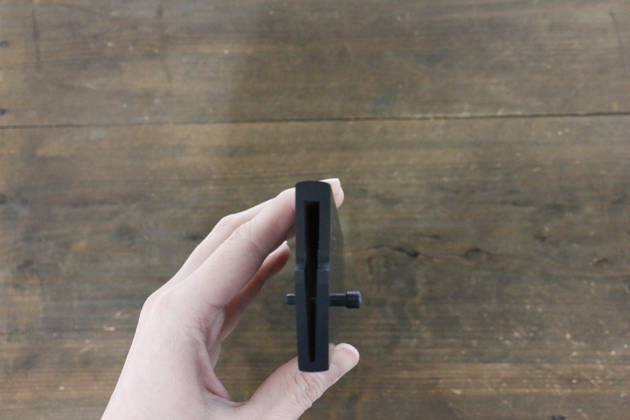 黒塗り鞘 牛刀包丁用  黒合板ピン付き 240mm - 清助刃物