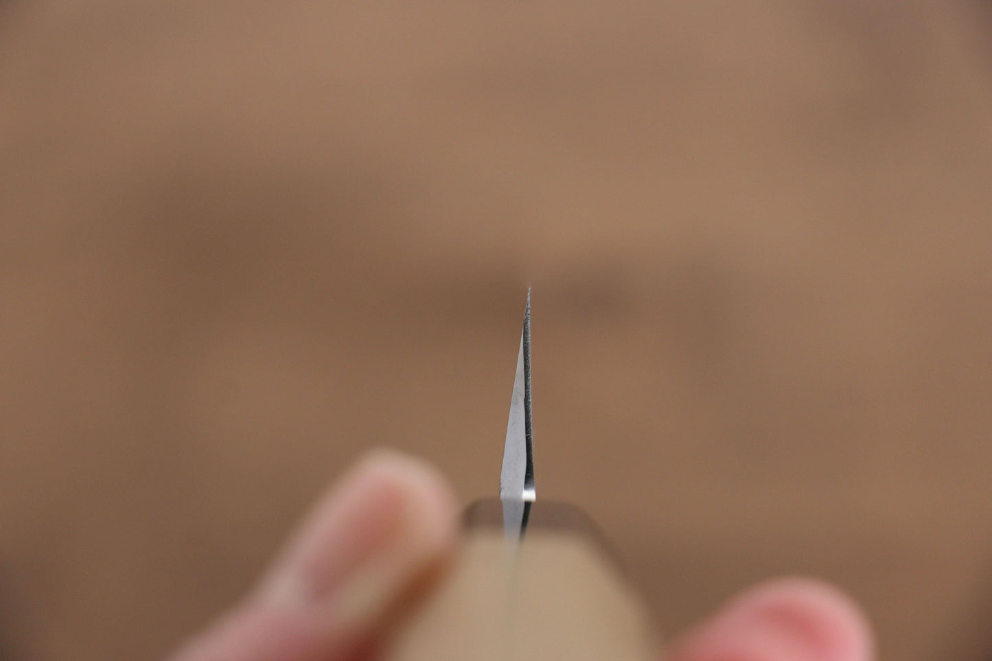 菊月 青一鋼 ダマスカス 切付柳刃包丁  300mm 朴柄 - 清助刃物