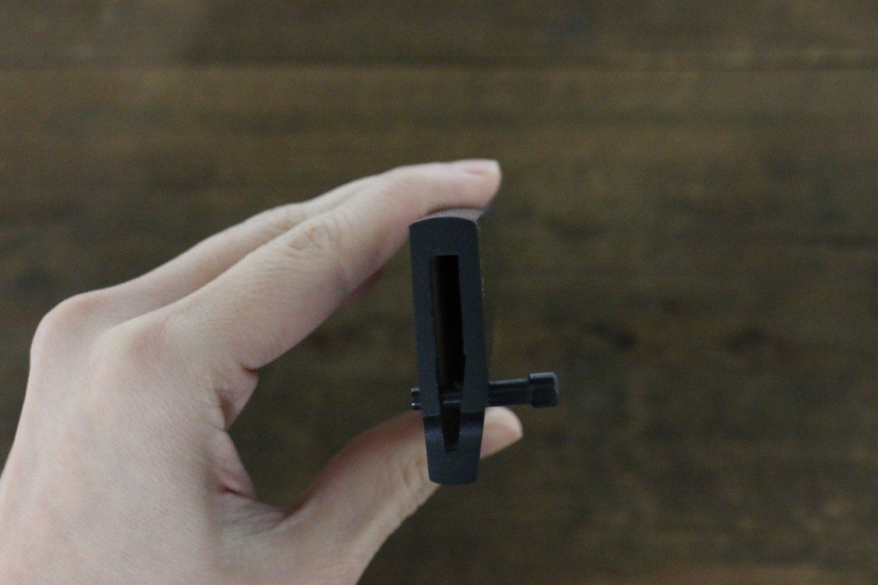 黒塗り鞘 柳刃包丁用 黒合板ピン付き 240mm - 清助刃物