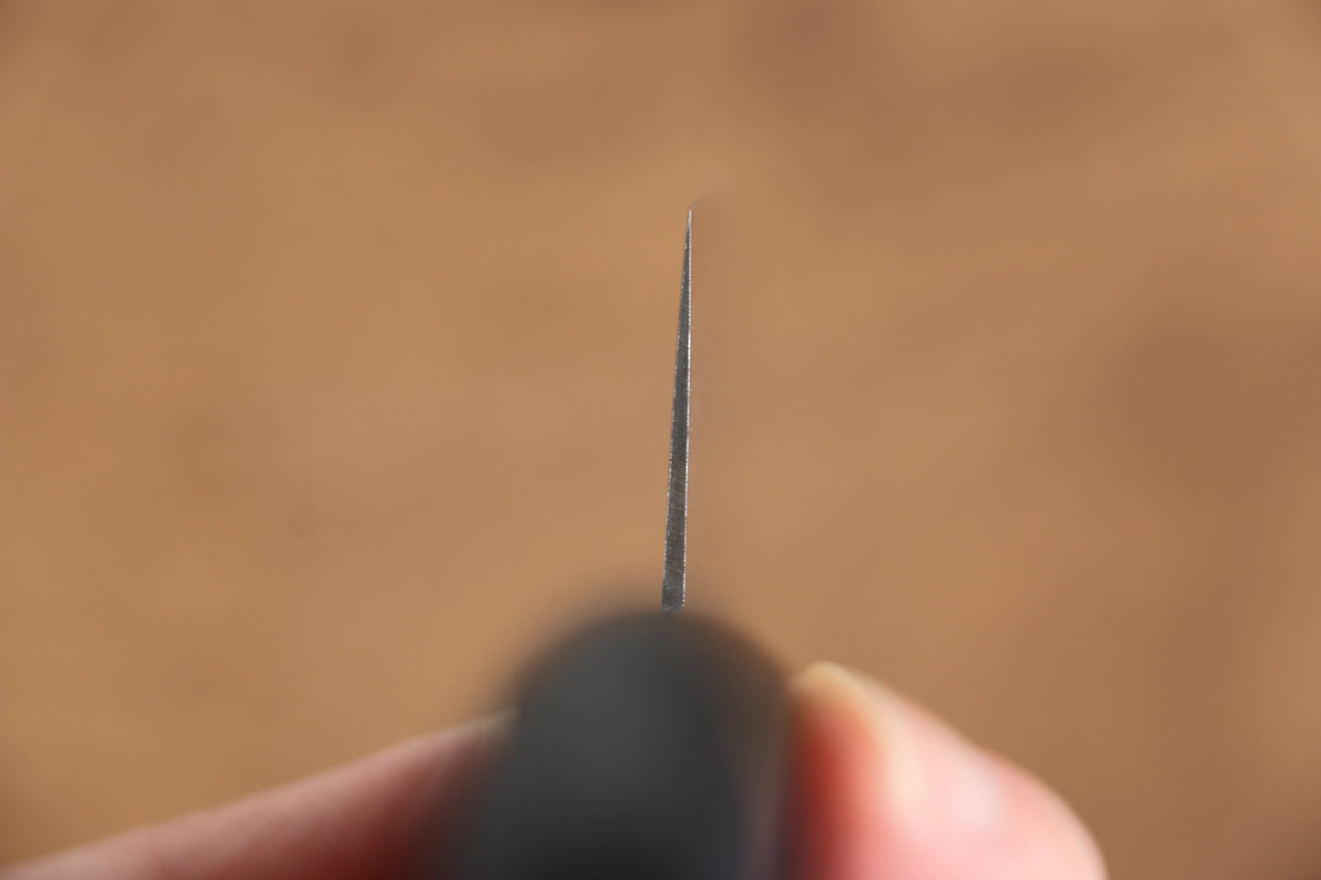 清助 鏡 AUS10 鏡面仕上げ ダマスカス 菜切包丁 170mm 黒合板柄 - 清助刃物