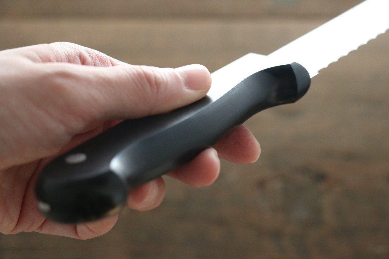 堺 孝行 スウェーデン鋼 パン切り包丁  300mm - 清助刃物