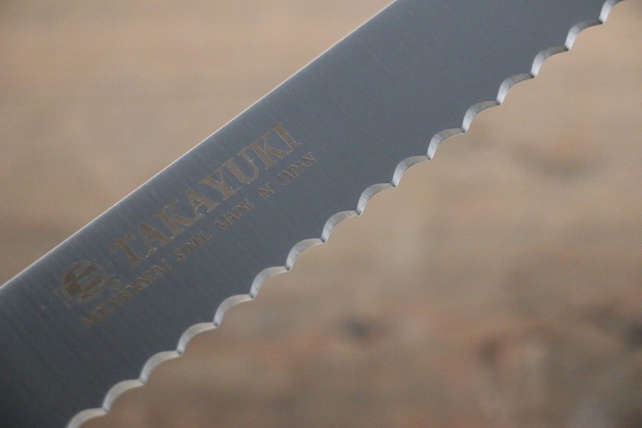 堺 孝行 スウェーデン鋼 パン切り包丁  300mm - 清助刃物