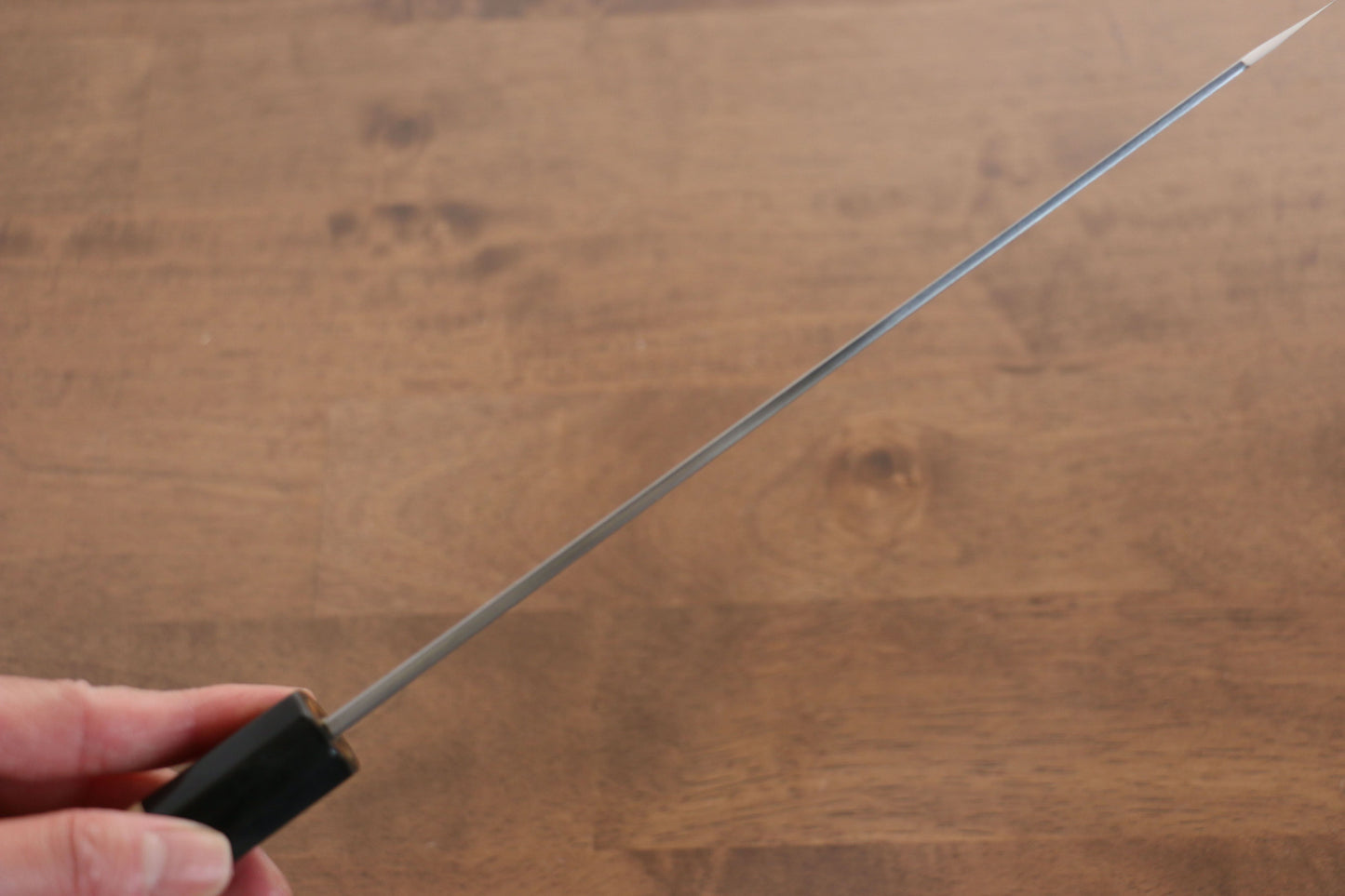 菊月 青一鋼 ダマスカス 切付牛刀包丁  240mm 朴柄 - 清助刃物