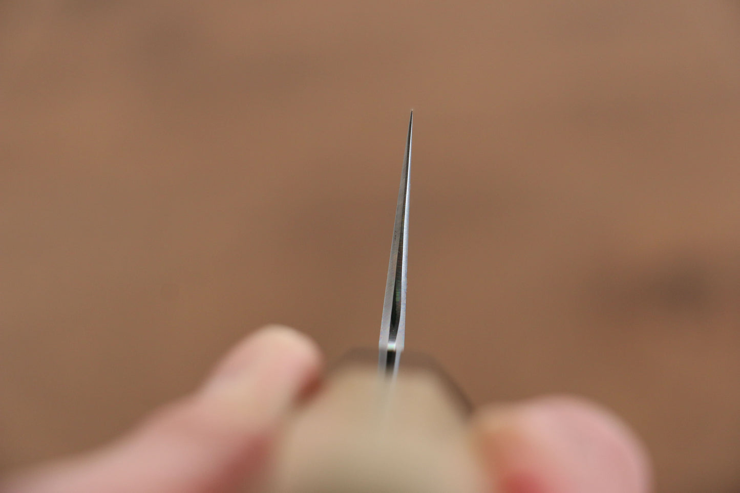 菊月 青一鋼 ダマスカス 切付牛刀包丁  240mm 朴柄 - 清助刃物