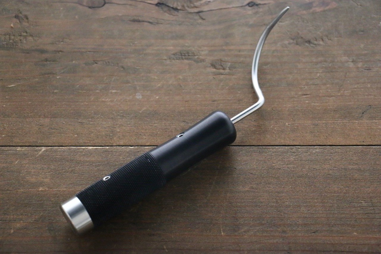 Fukube Stainless Steel Sazae (Sea Snail) Opener - 清助刃物