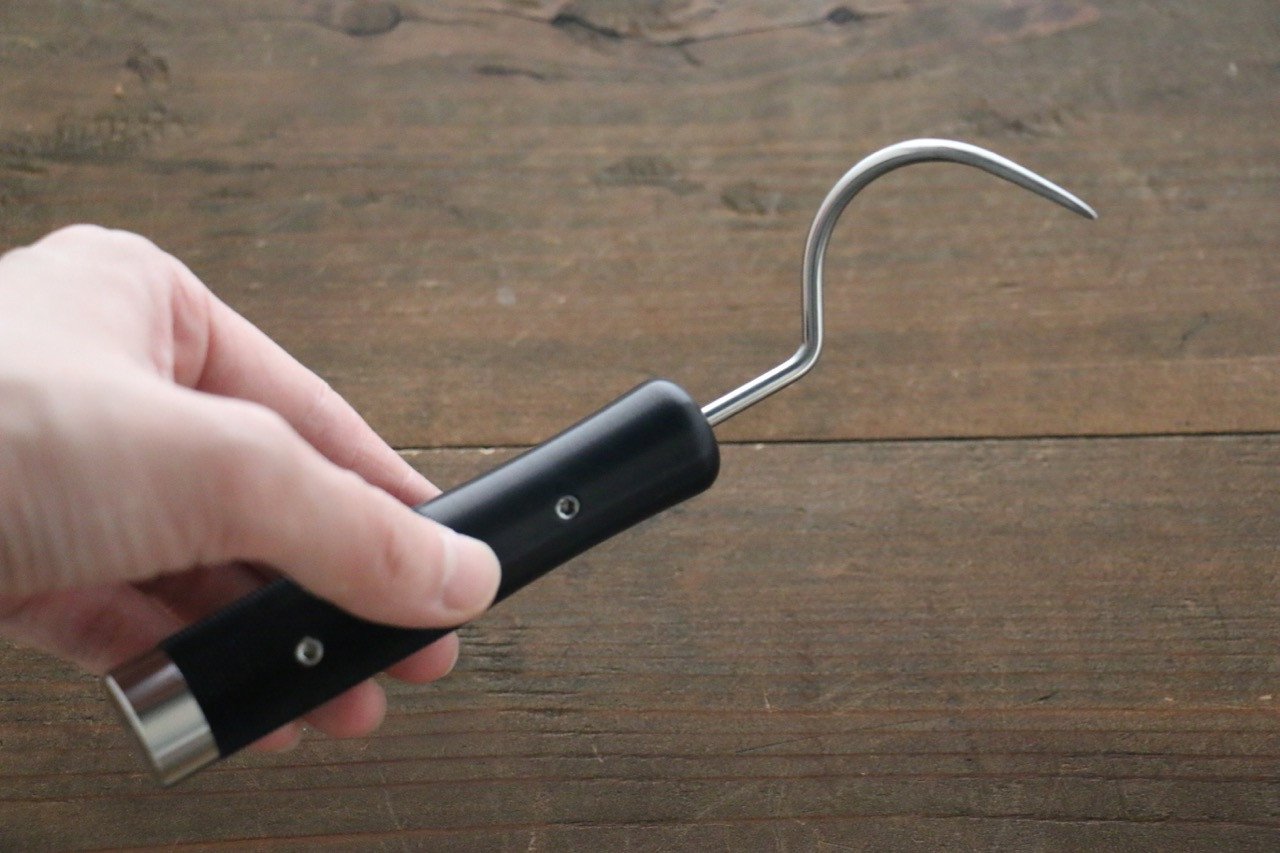 Fukube Stainless Steel Sazae (Sea Snail) Opener - 清助刃物