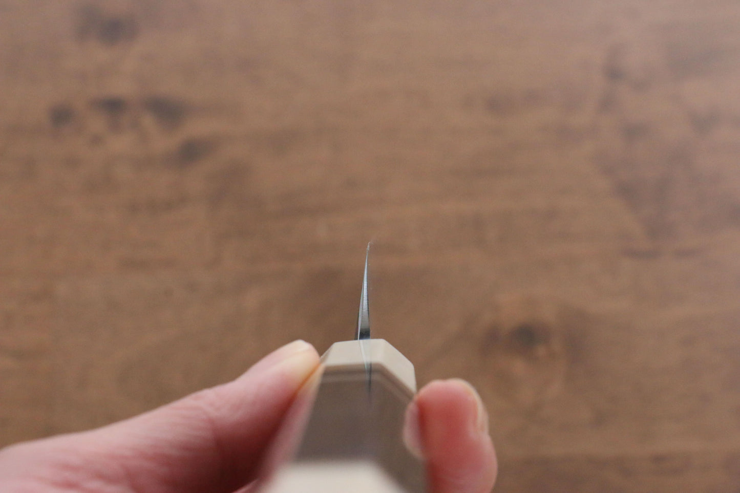 實光 至光 青紙 先丸柳刃包丁 270mm 両側リング付き黒檀柄 - 清助刃物