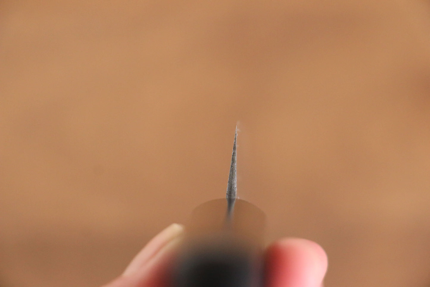山本 直 銀三鋼 鎚目 ペティーナイフ 160mm 黒合板柄 - 清助刃物