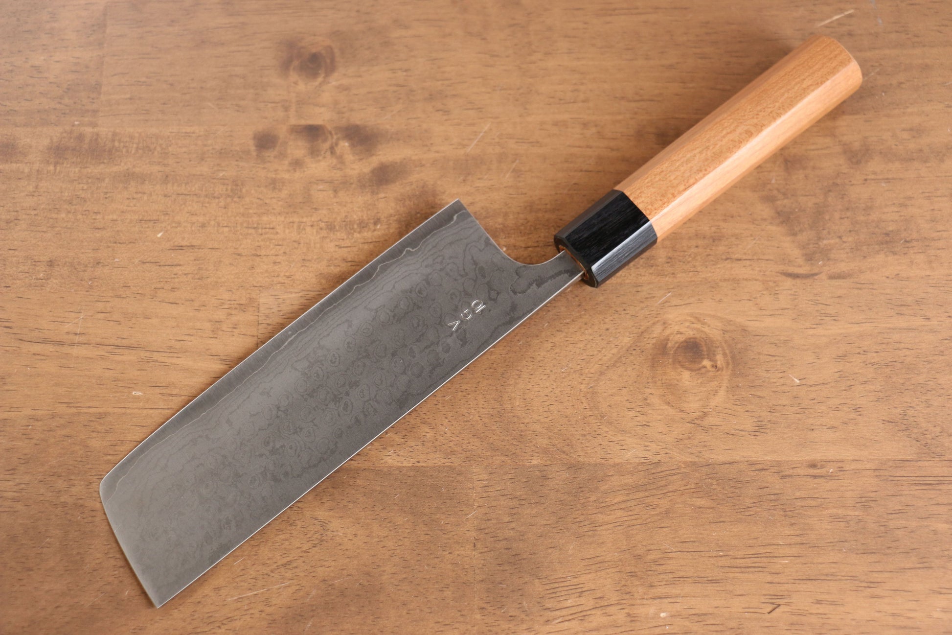 山本 直 V金10号 ダマスカス 菜切包丁  165mm 桜柄 - 清助刃物