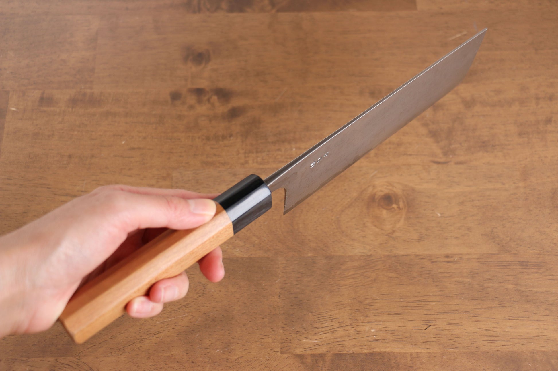 山本 直 V金10号 ダマスカス 菜切包丁  165mm 桜柄 - 清助刃物