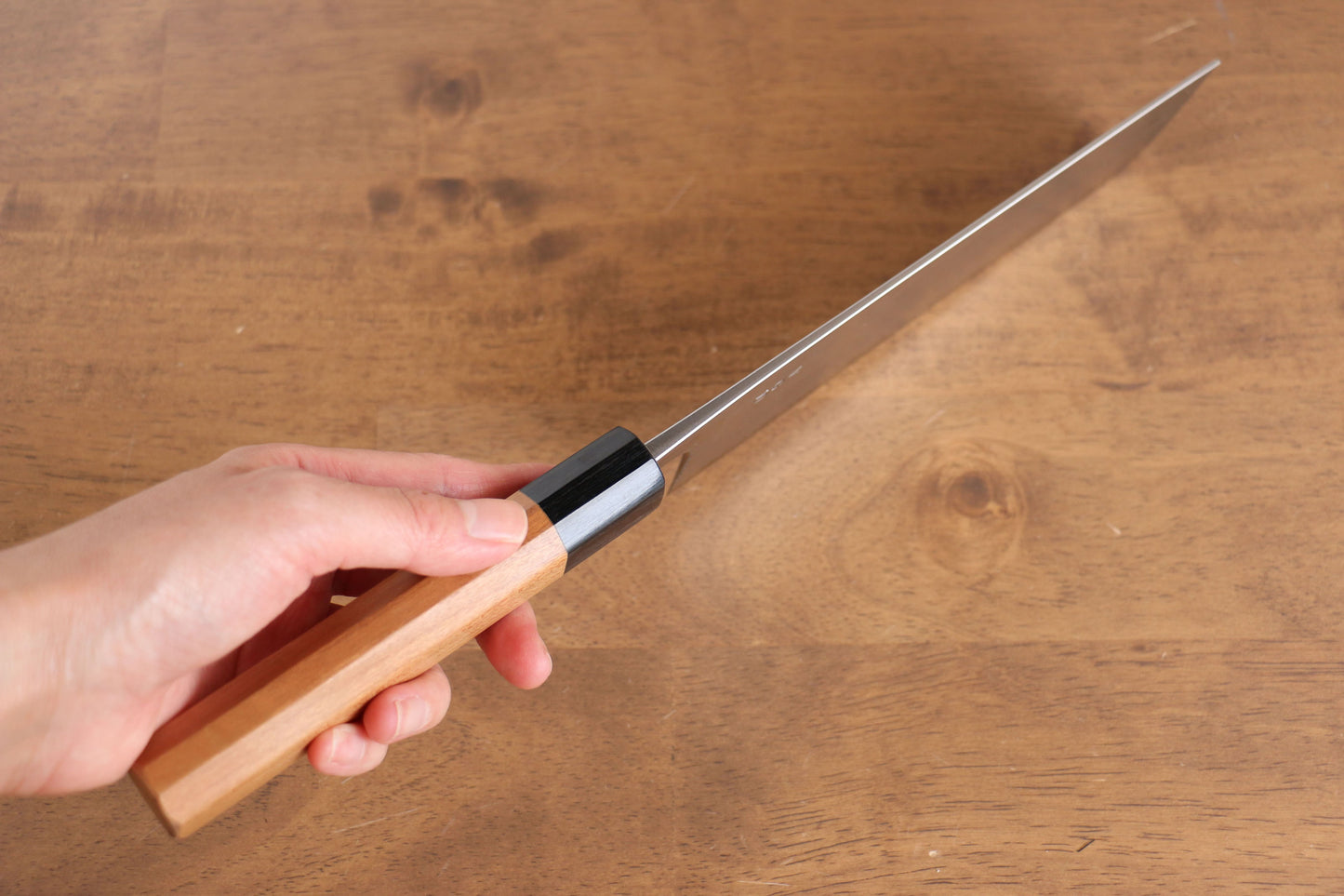 山本 直 V金10号 ダマスカス 菜切包丁  165mm 桜柄 - 清助刃物