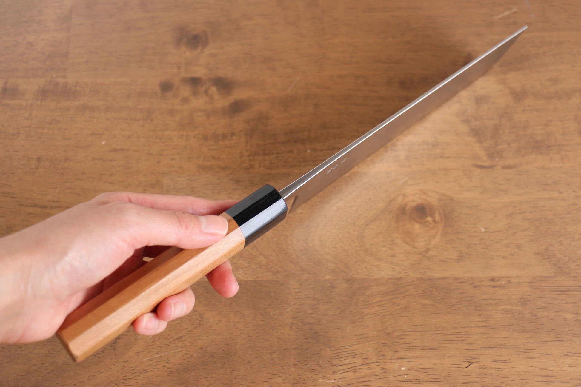 山本 直 V金10号 ダマスカス 菜切包丁  165mm 桜柄 - 清助刃物