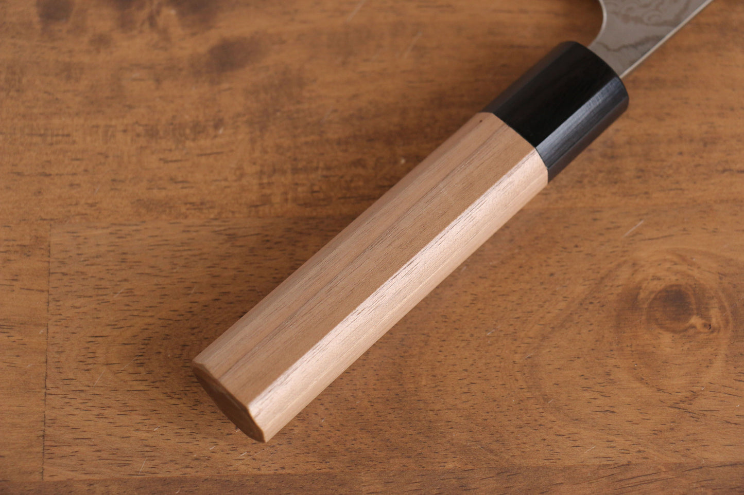 山本 直 V金10号 ダマスカス 三徳包丁  165mm ウォルナット柄 - 清助刃物