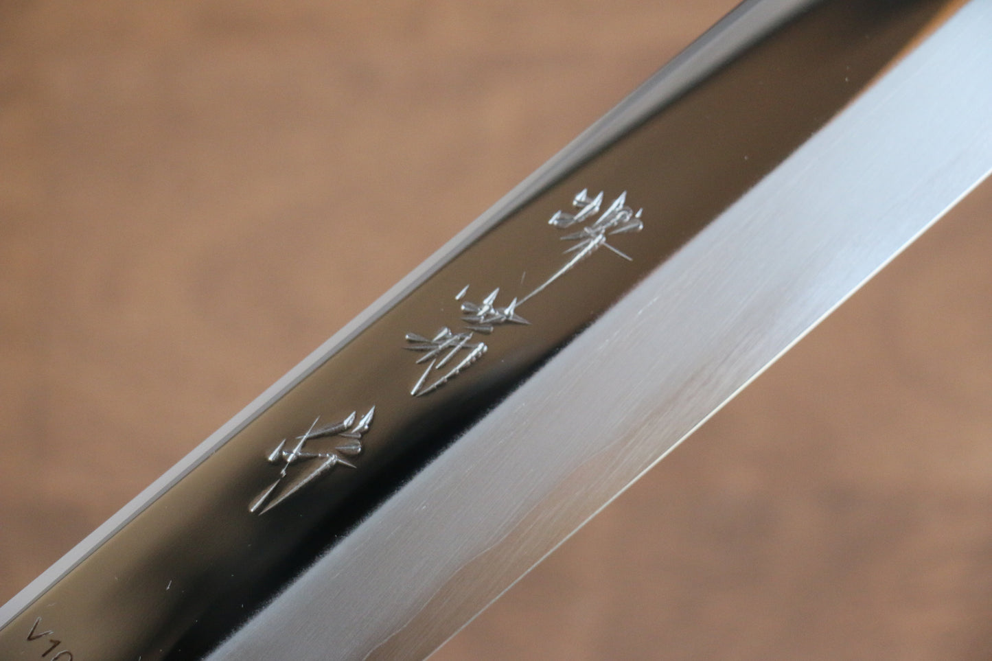 堺 菊守 V金10号 鏡面仕上げ 切付柳刃包丁 300mm 朴柄 - 清助刃物