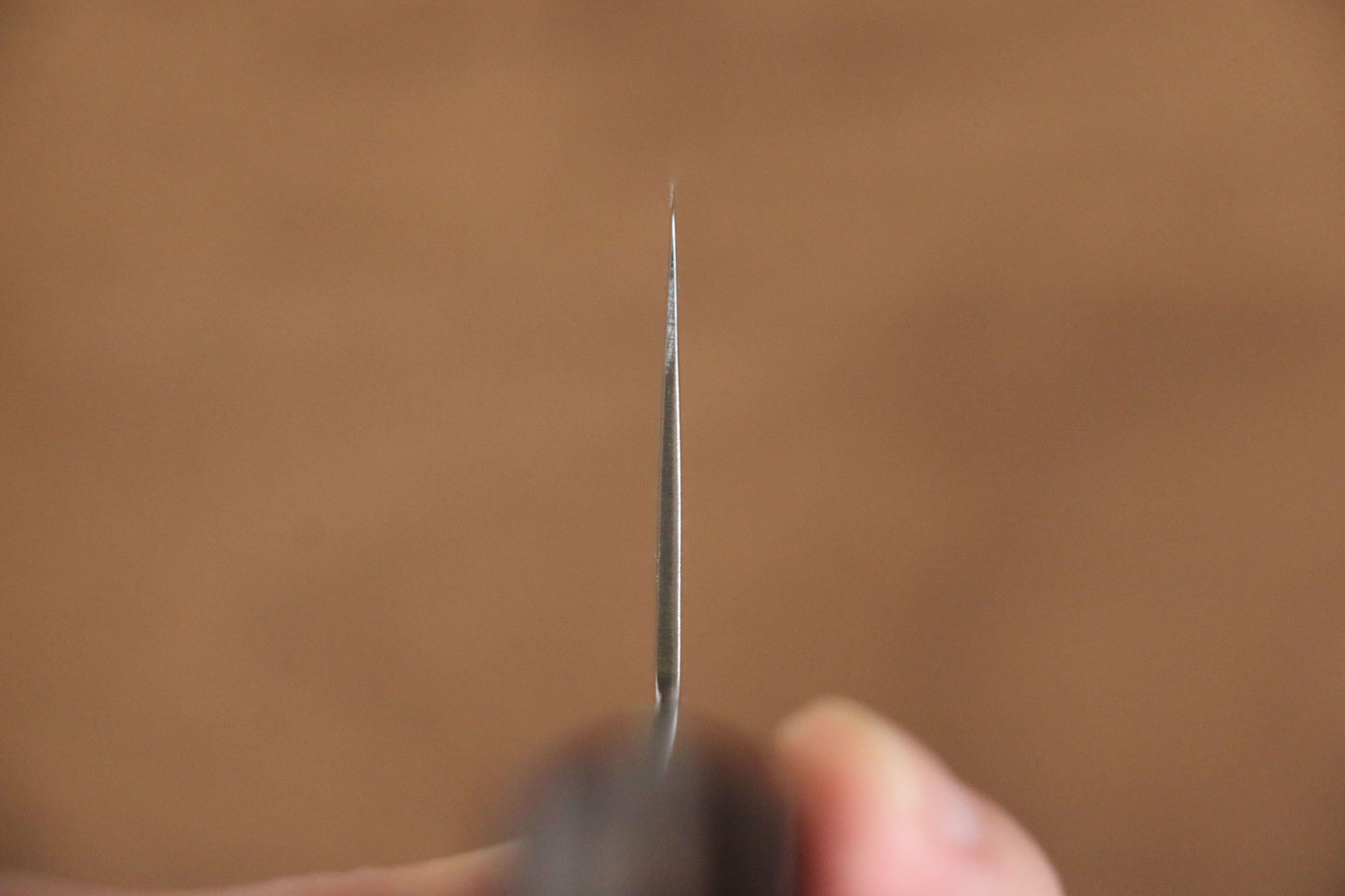 清助 V金10号 33層 鏡面仕上げ ダマスカス 菜切包丁 165mm 赤合板柄 - 清助刃物