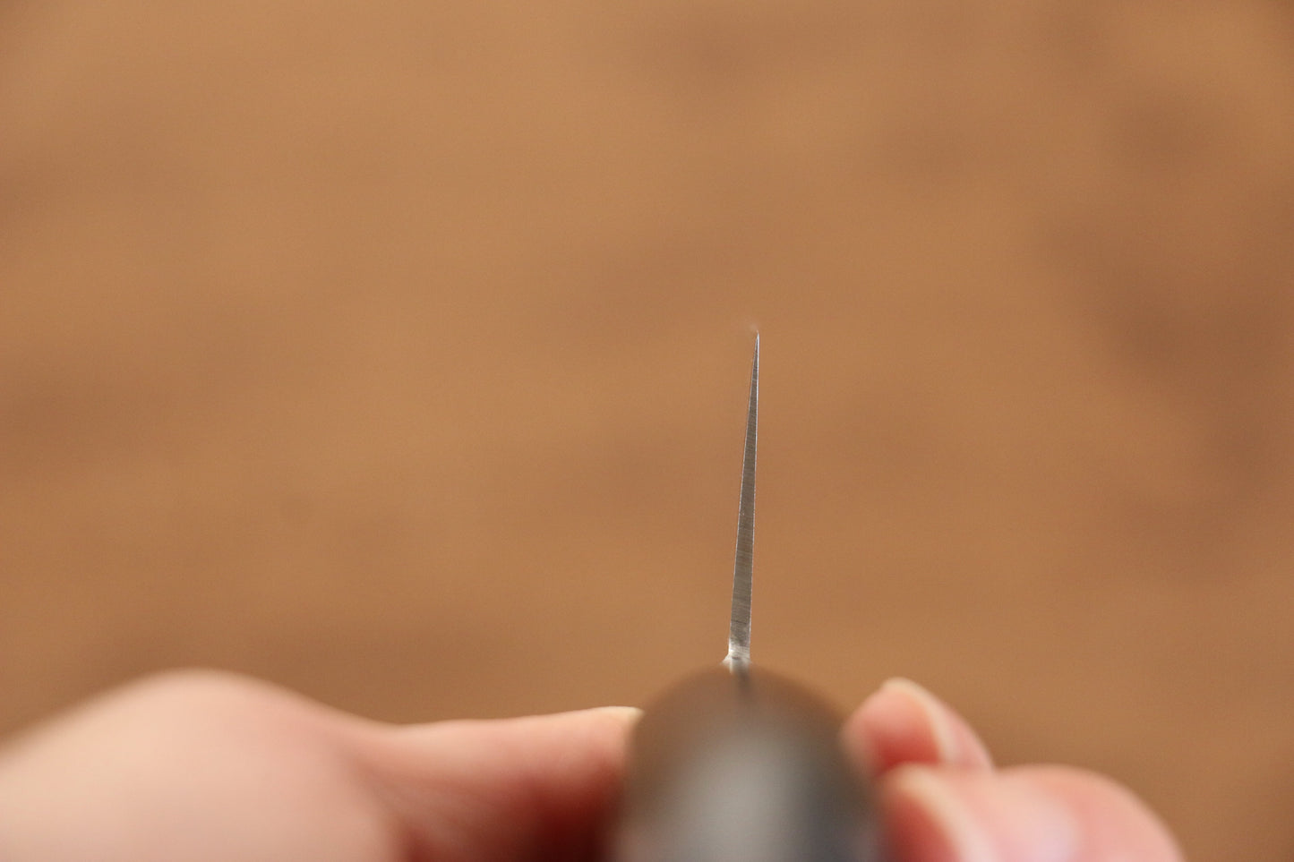 清助 鏡 AUS10 鏡面仕上げ ダマスカス 牛刀包丁 180mm 黒合板柄 - 清助刃物