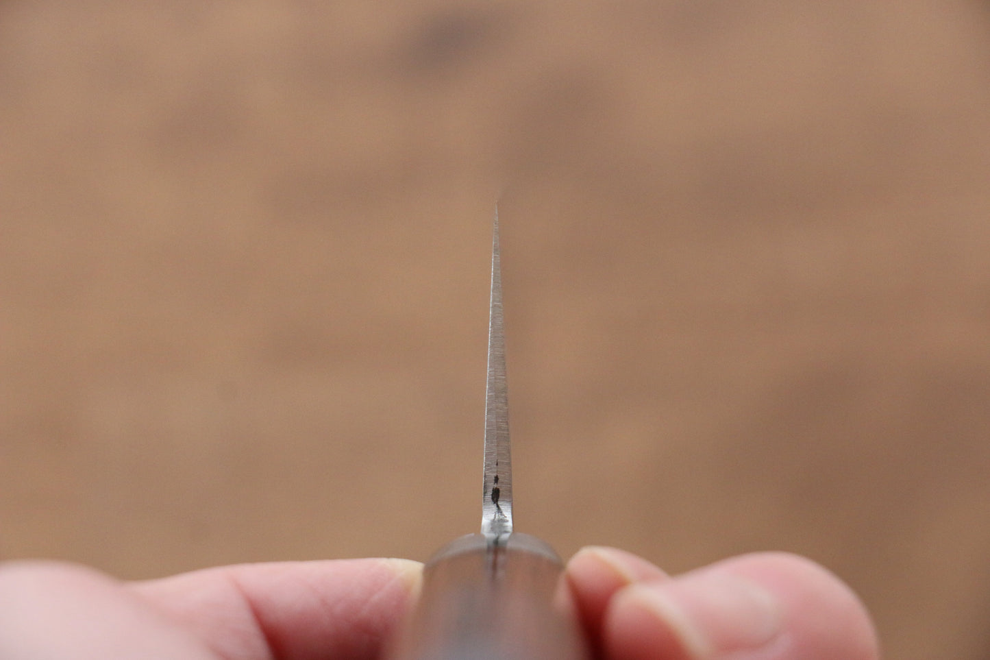 兼常 V金1号 17層ダマスカス 三徳包丁 165mm マホガニー柄 - 清助刃物