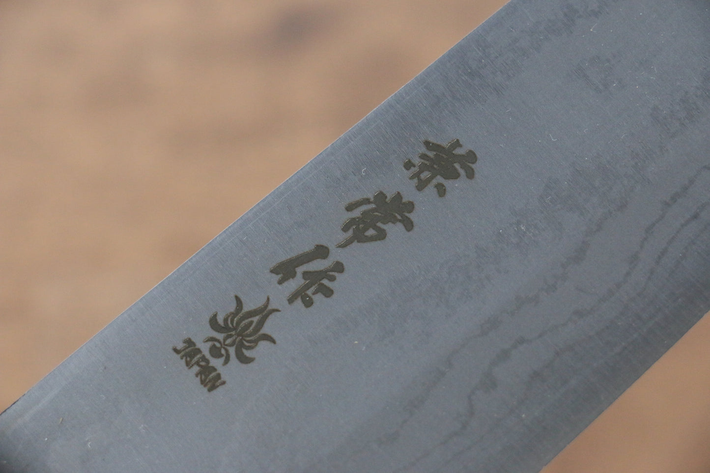 兼常 青ニ鋼 ダマスカス 切付包丁 170mm 紫檀柄 - 清助刃物