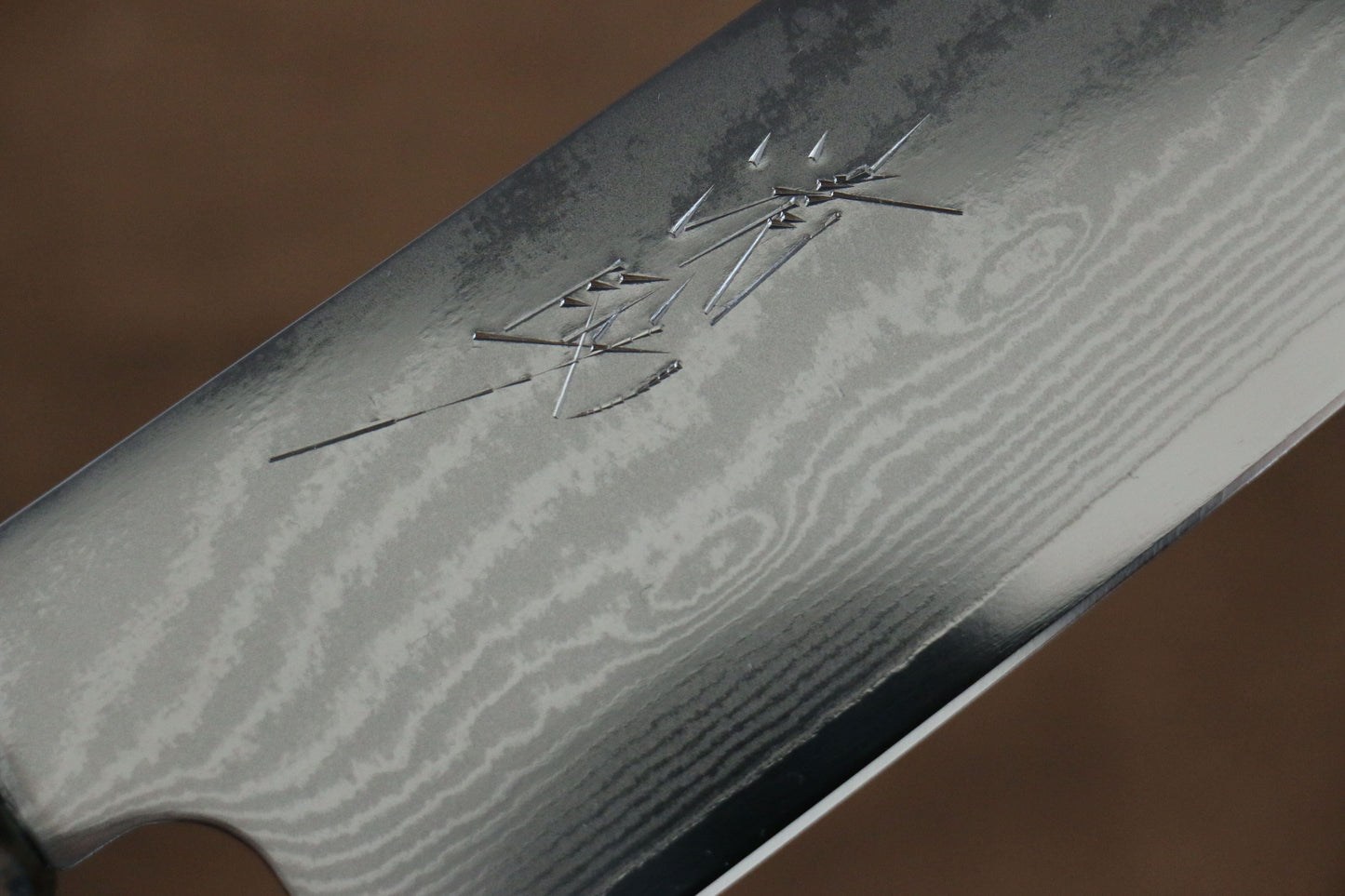 清助 V金10号 63層ダマスカス 三徳包丁 170mm 樫柄 - 清助刃物