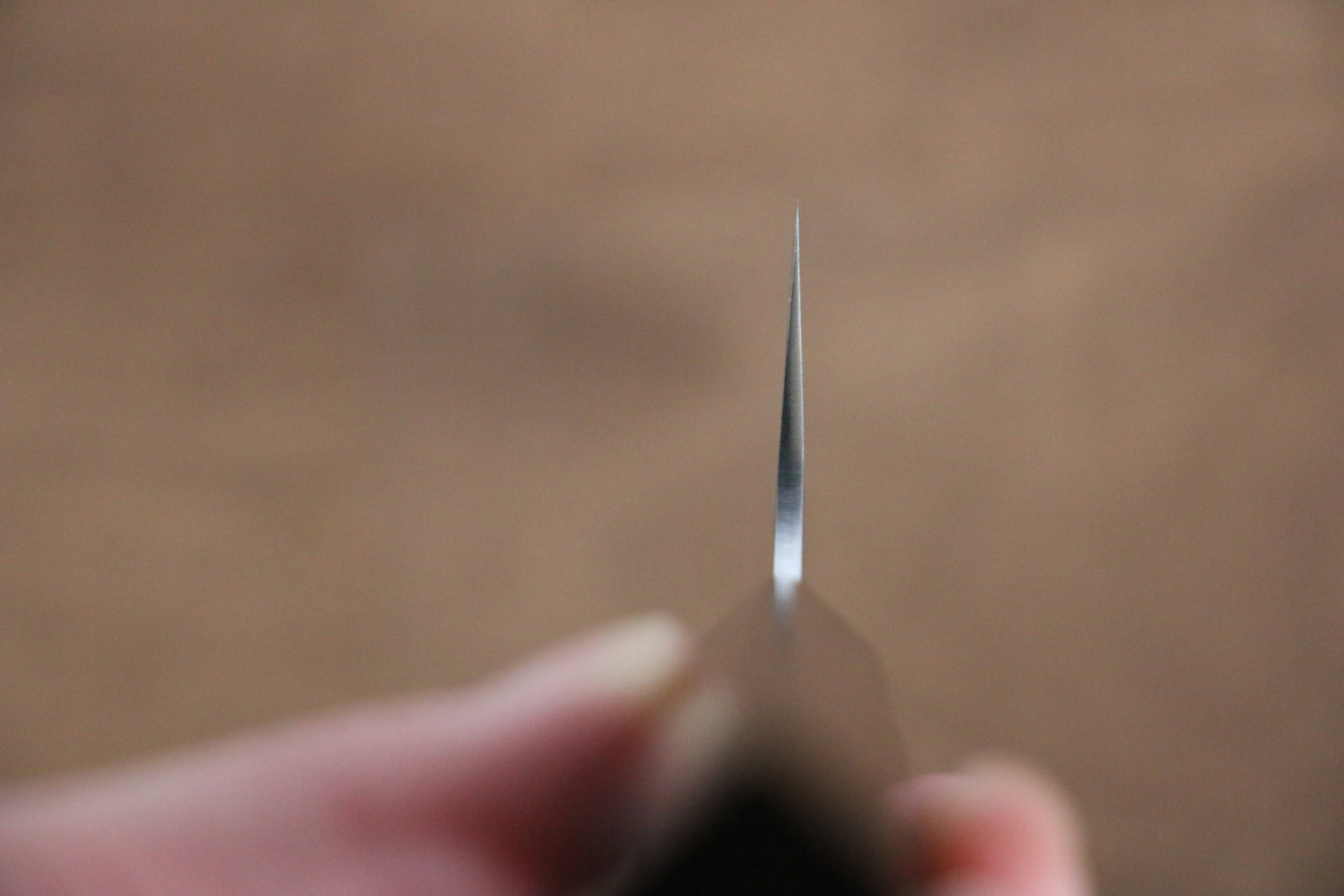 関 兼次 ヘプタゴンウッド V金10号 鎚目 三徳包丁 170mm 合板 (七角形)柄 - 清助刃物