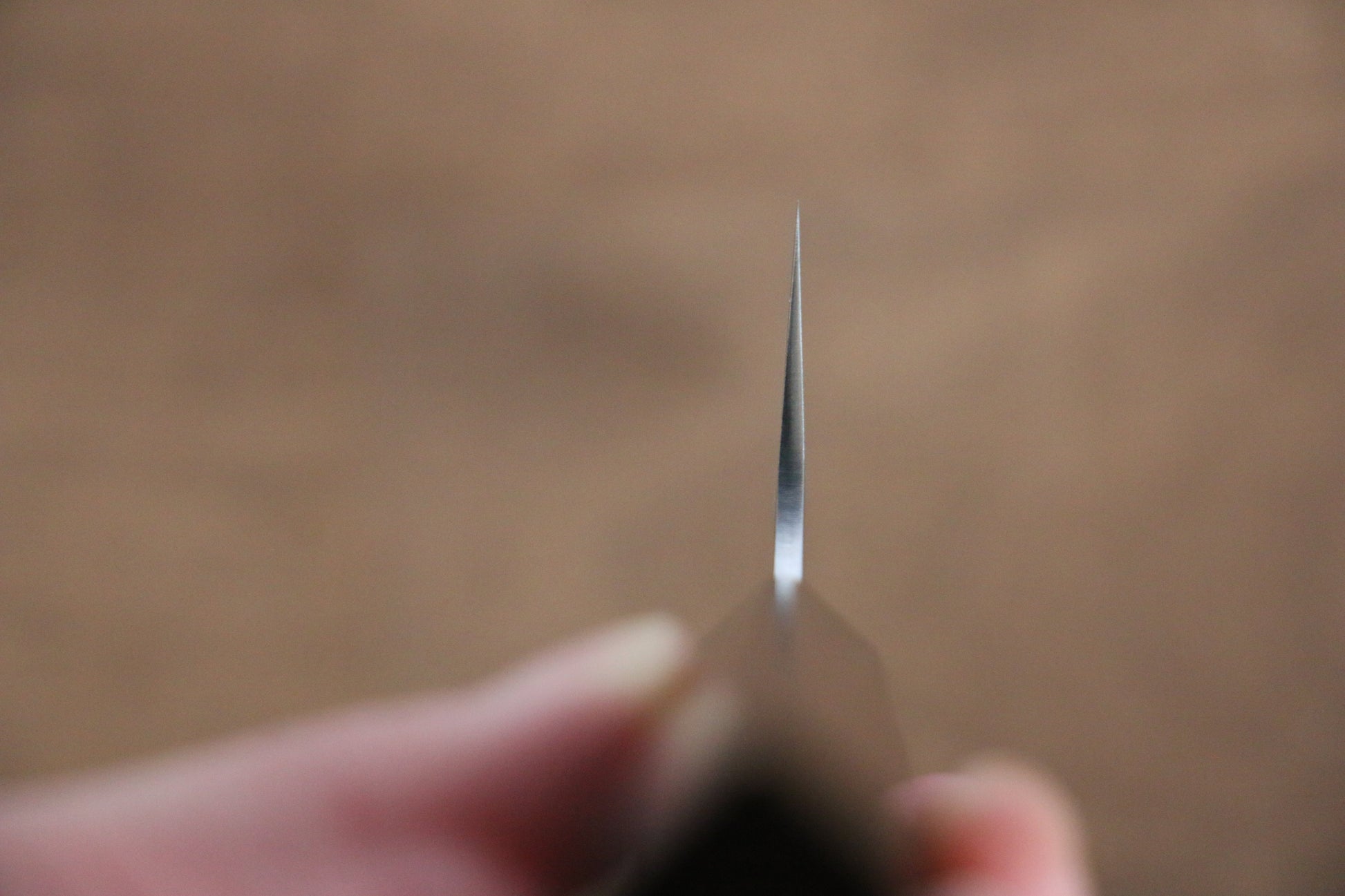 関 兼次 ヘプタゴンウッド V金10号 鎚目 三徳包丁  170mm 合板 (七角形)柄 - 清助刃物