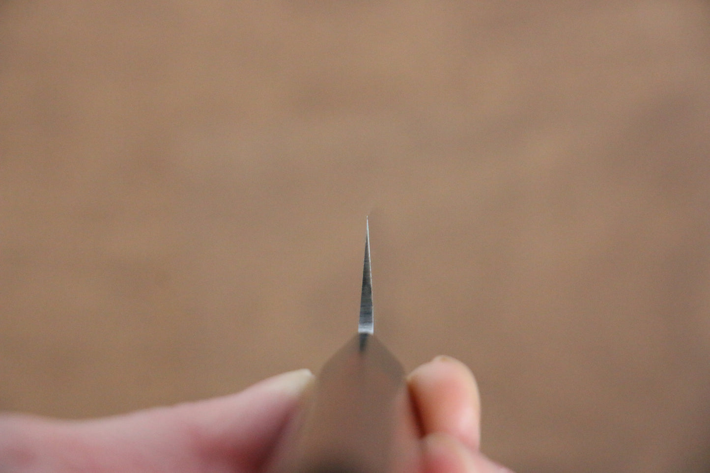 関 兼次 ヘプタゴンウッド V金10号 鎚目 ペティーナイフ 150mm 合板 (七角形)柄 - 清助刃物