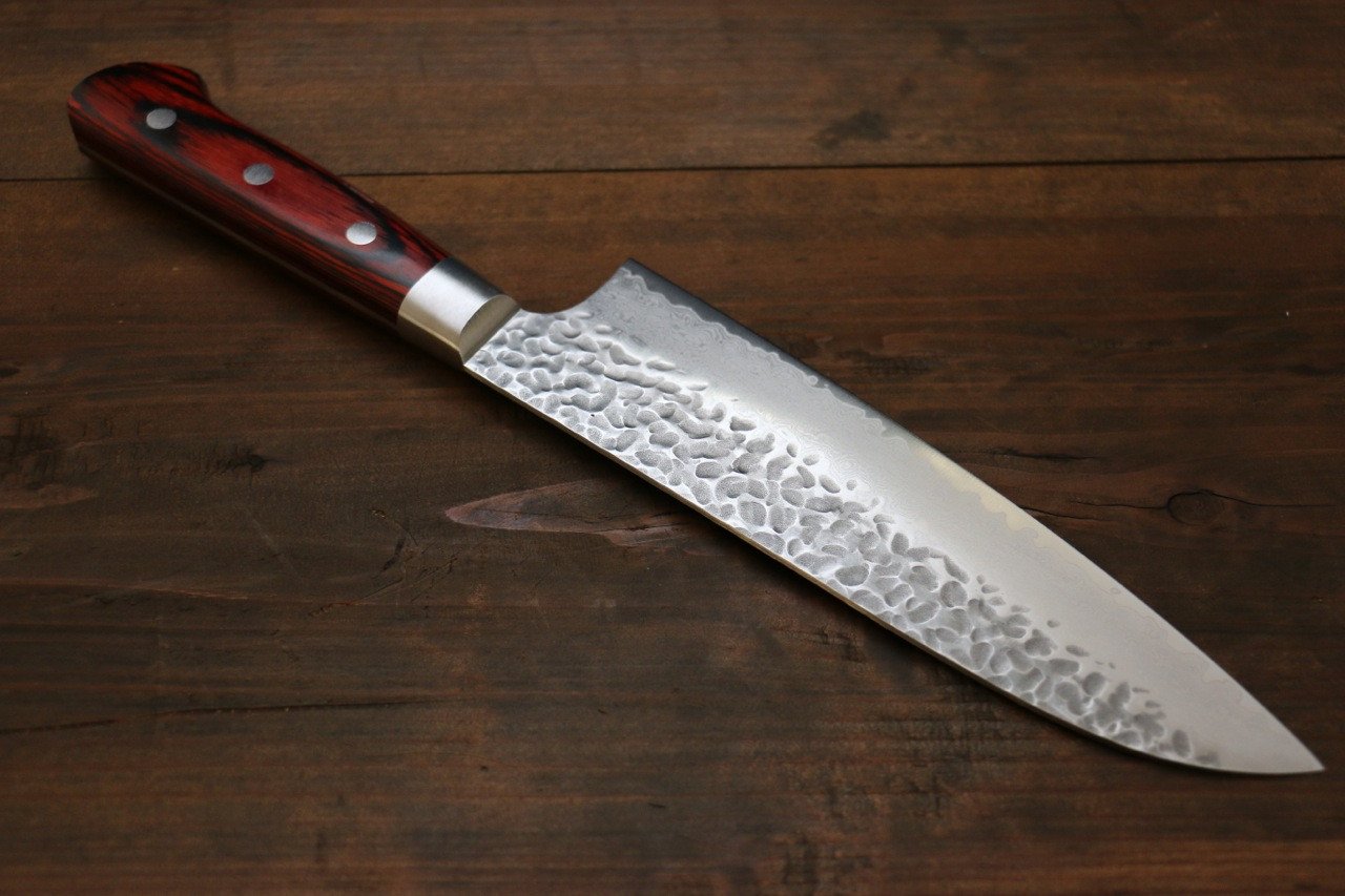 堺 孝行 33層 ダマスカス 牛刀包丁 210mm, 三徳包丁 & ペティナイフ 150mm セット - 清助刃物