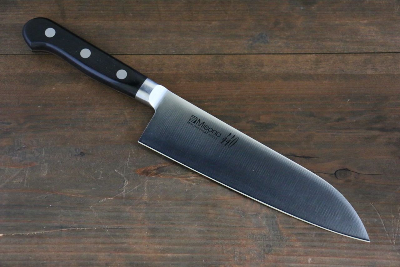 ミソノ 440 モリブデン鋼(MOL) 三徳包丁 180mm - 清助刃物