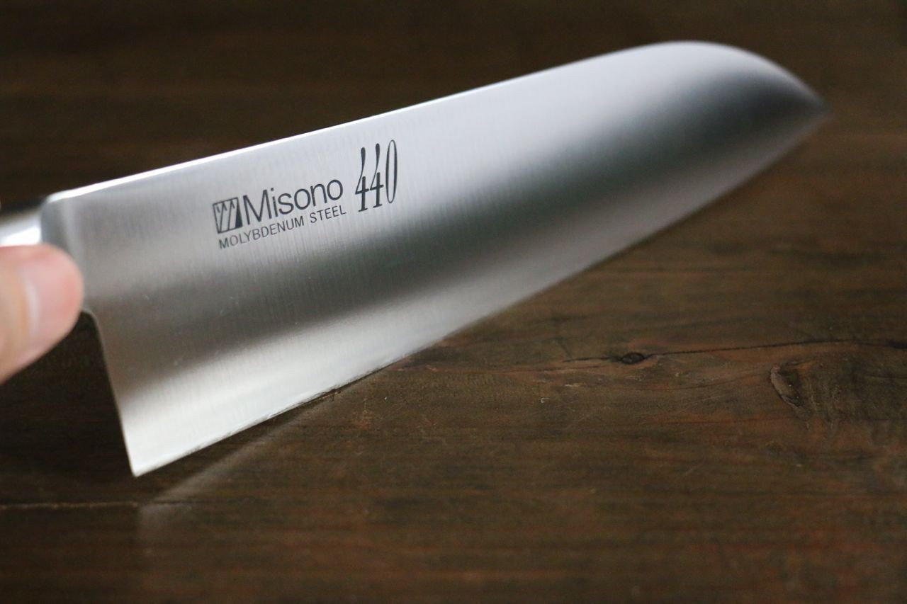 ミソノ 440 モリブデン鋼(MOL) 三徳包丁 180mm - 清助刃物