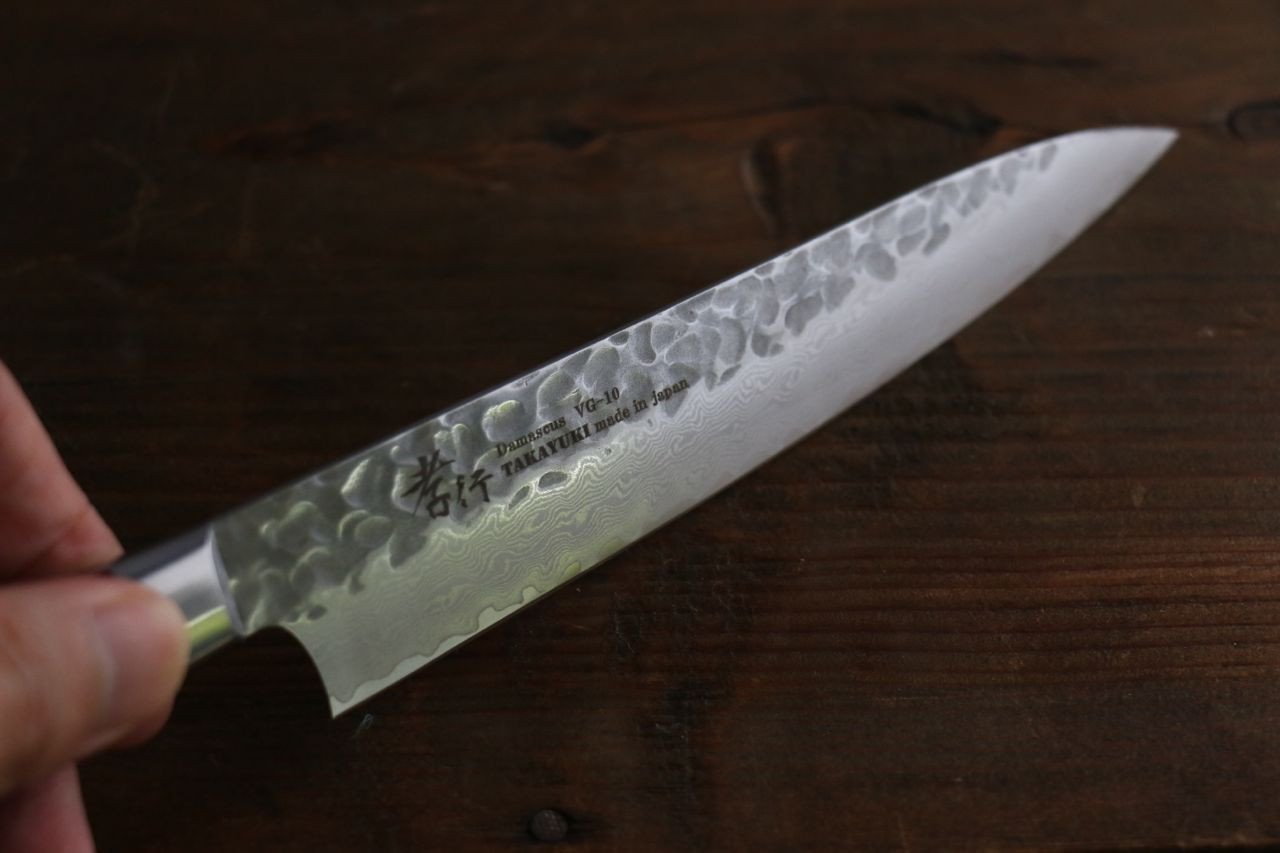 堺 孝行 33層 ダマスカス 牛刀包丁 210mm, 三徳包丁 & ペティナイフ 150mm セット - 清助刃物