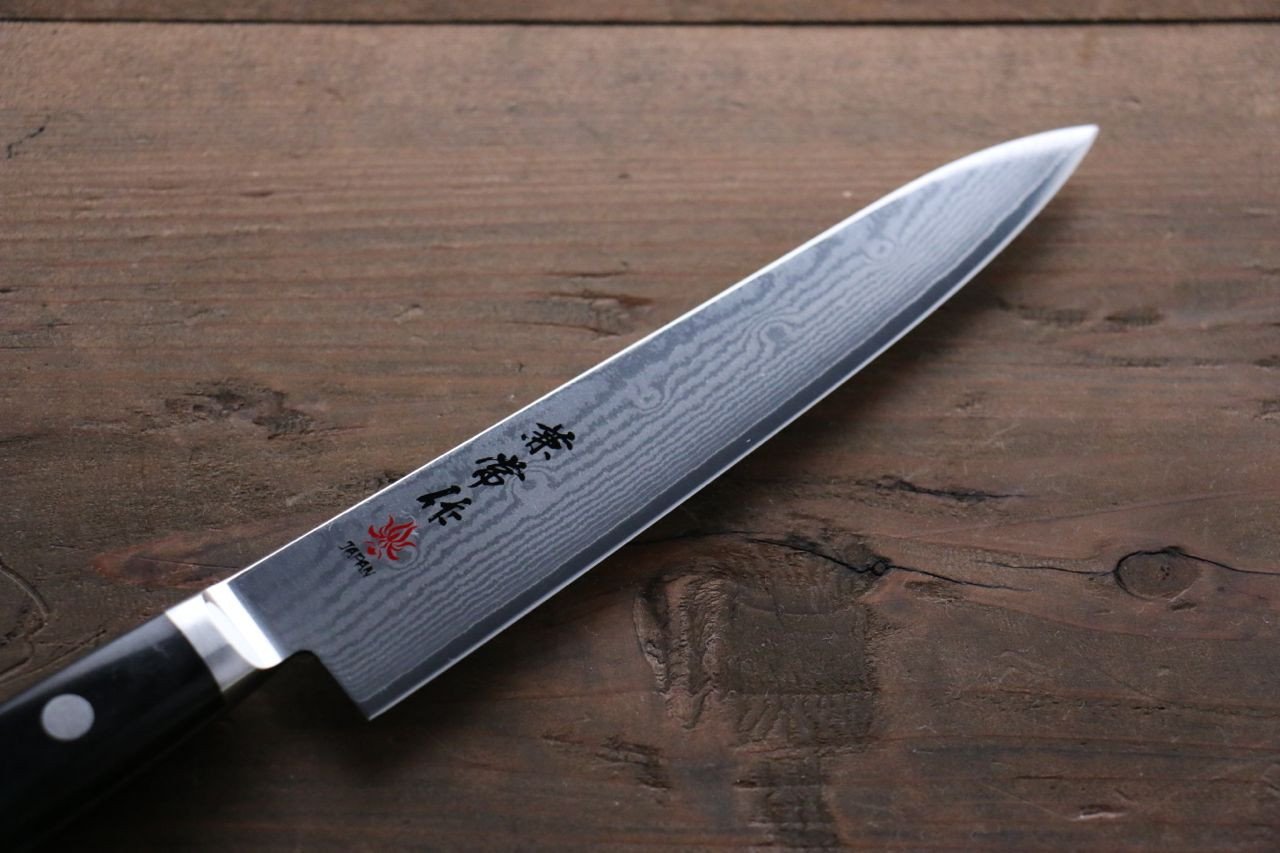 兼常 VG10 33層 ダマスカス ペティーナイフ 150mm 合板柄 - 清助刃物