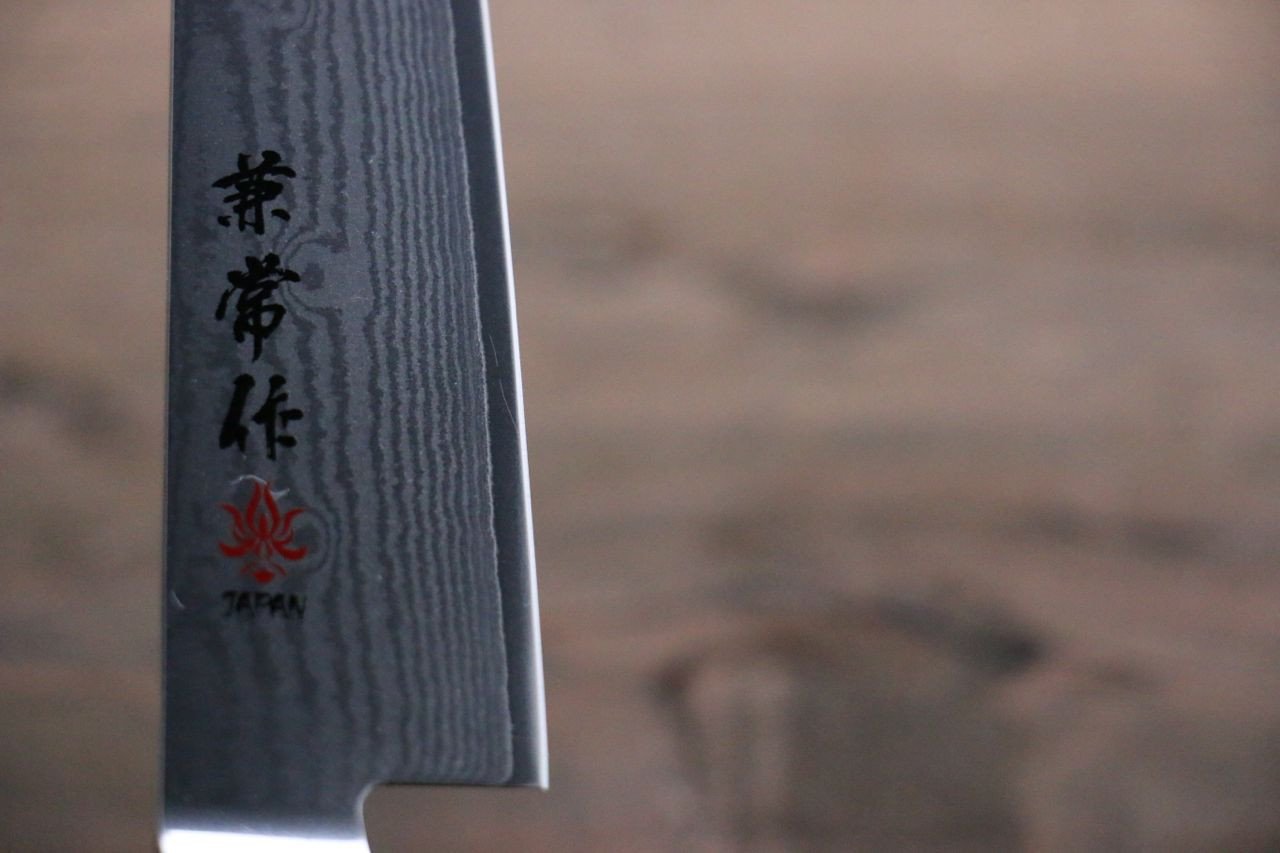 兼常 VG10 33層 ダマスカス ペティーナイフ 150mm 合板柄 - 清助刃物