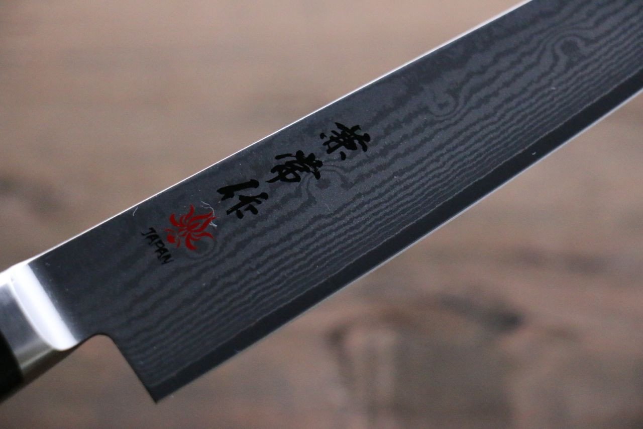 兼常 VG10 33層 ダマスカス ペティーナイフ 150mm 合板柄 - 清助刃物